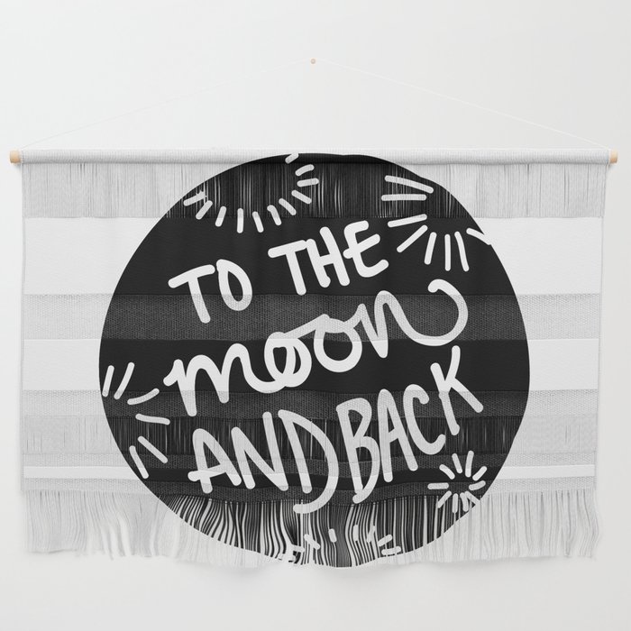 Moon & Back Wall Hanging