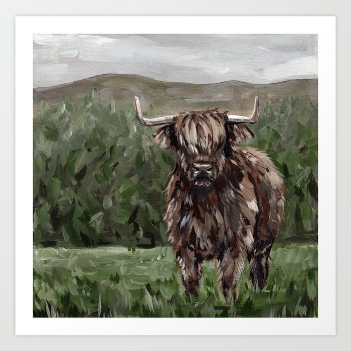 Paint Party Supply Pack - Highland Cow
