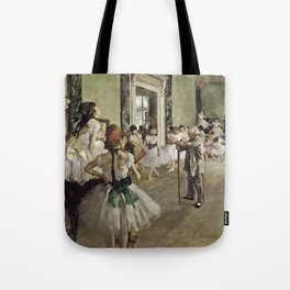 Edgar Degas - The Ballet Class Tote Bag