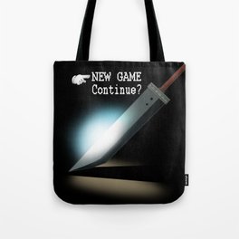 NEW GAME - Continue? Tote Bag