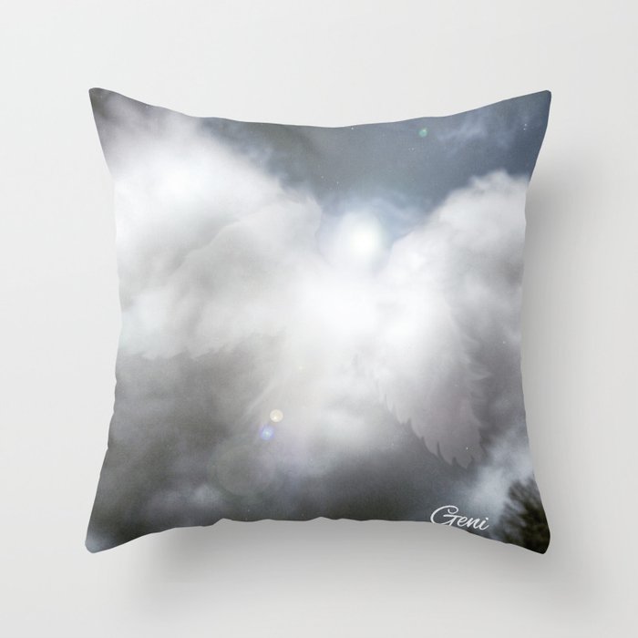 cloud throw pillow