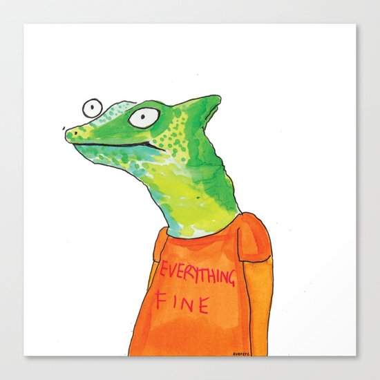 Everything Fine Canvas Print