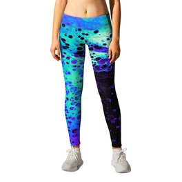 WALK ON WATER Leggings | Fluid, Abstract, Paint, Digital, Ink, Graphite, Trippy, Graphicdesign, Colorful, Painting 