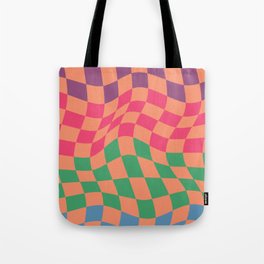 Colorful Checkerboard Pattern 2 Tote Bag