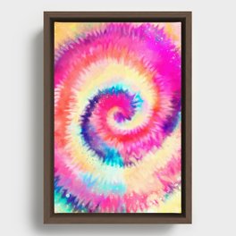 Psychedelic 1960s Trippy Framed Canvas