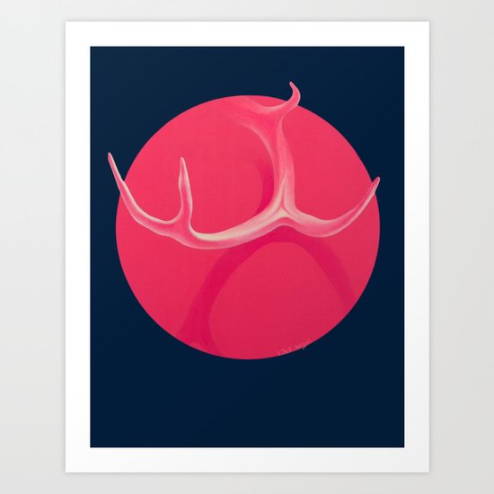 4 Point Art Print