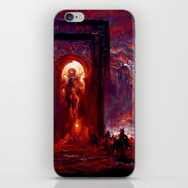 At the Gates of Hell iPhone Skin
