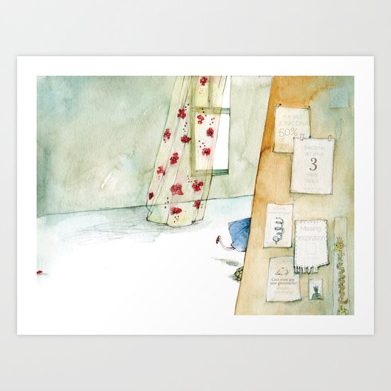 Runway Princess Art Print