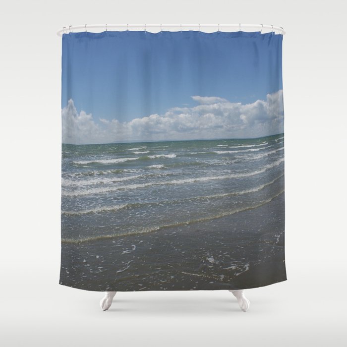 On The Horizon Shower Curtain