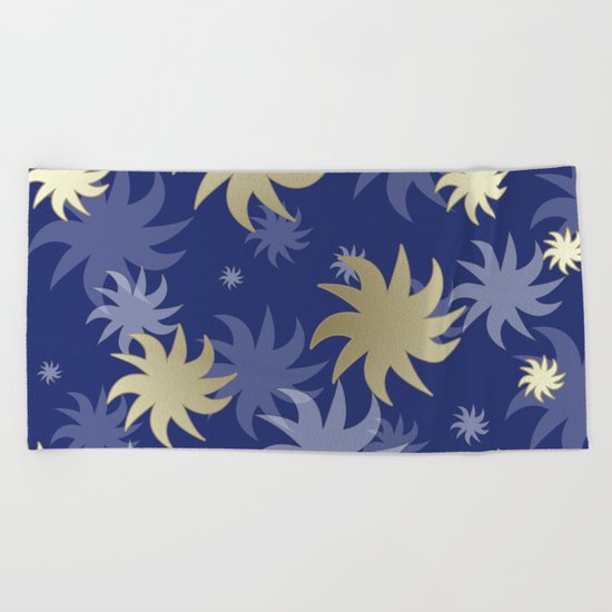CHRISTMAS STARS 02 Beach Towel