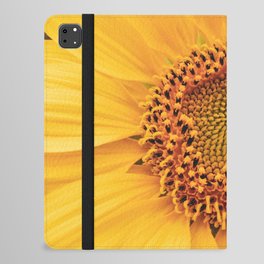 Summer Sunflower Close up and details iPad Folio Case