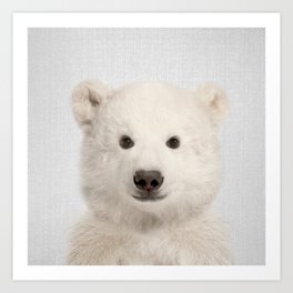 Polar Bear - Colorful Art Print