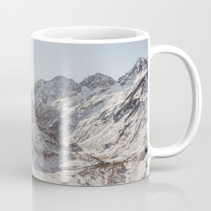 Winter View in the Alps | Nature and Landscape Photography Coffee Mug