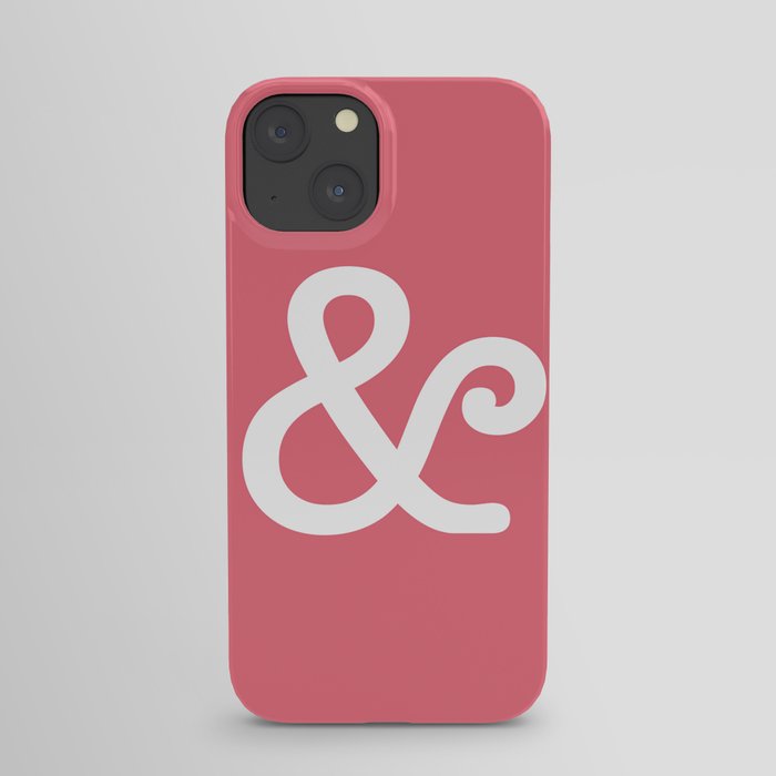 Ampersand Coral iPhone Case