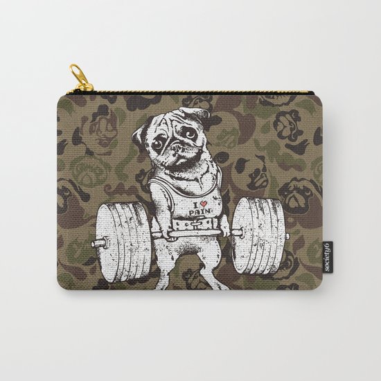 Pug Lift Camo Carry-All Pouch