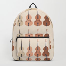 Terracotta Basses Backpack | Musicsociety, Retrobass, Ink Pen, Stringinstruments, Viola, Nattydesigns, Musicgifts, Bandcamp, Drawing, Uprightbass 