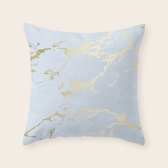 sky blue throw pillows