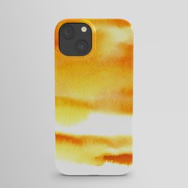 February - Orange & Yellow iPhone Case