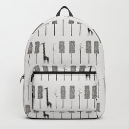 The Pianist Backpack | Digital, Piano, Curated, Illustration, Classical, Popart, Forest, Giraffe, Music, Drawing 
