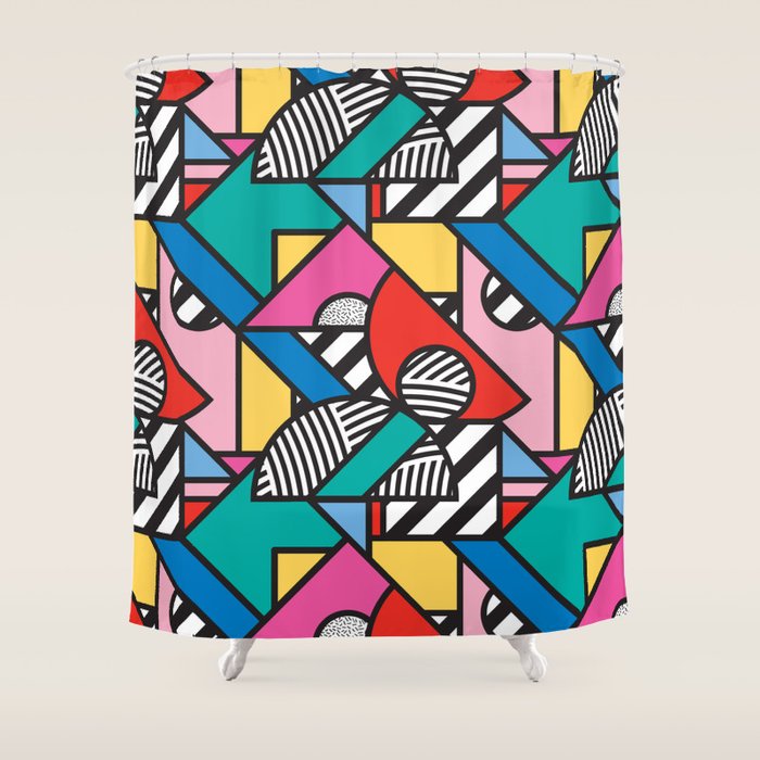 アート・デザイン・音楽 From Matt Black to Memphis Colorful Wild Memphis Design Pattern, Retro 90s 80s Abstract