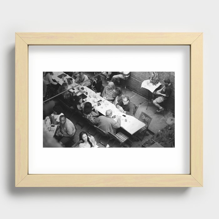 Linda de Geus - Dinner in Italy Recessed Framed Print