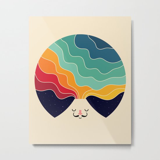 Keep Think Creative Metal Print