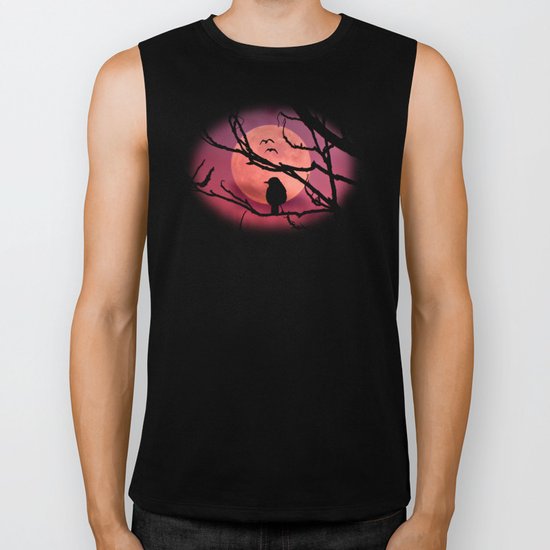 Moonlit dusk Biker Tank