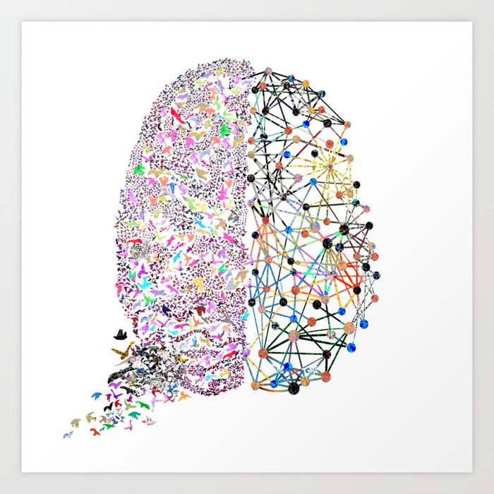 the Brain Art Print