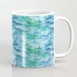 Watercolor Foggy Forest Coffee Mug
