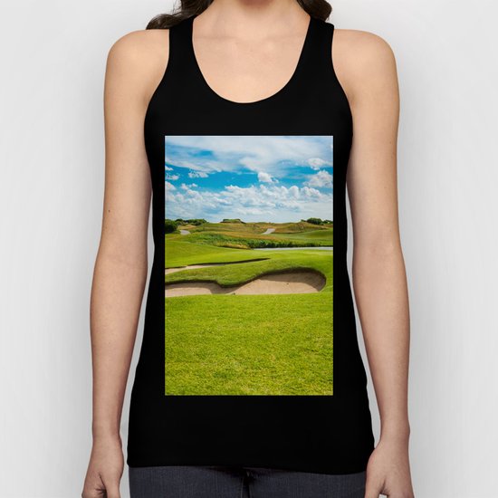 golf course Unisex Tank Top