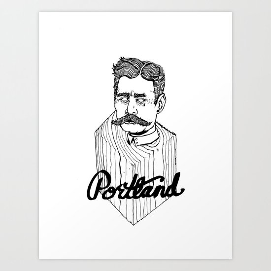 Ode to Portland II Art Print