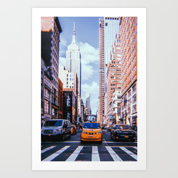 New York City // Retro 42 Art Print