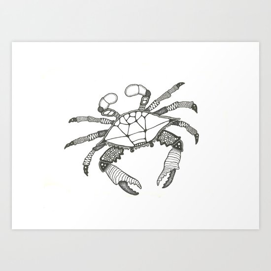 Crab Two Art Print