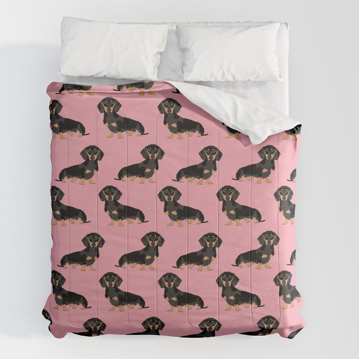 Dachshund print comforter sale
