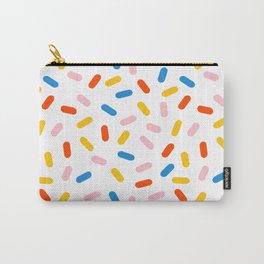 Livin' It - abstract pattern minimal modern primary colors pantone gender neutral retro throwback Carry-All Pouch