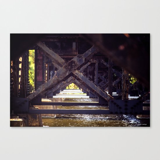 Rusty Bridge Canvas Print