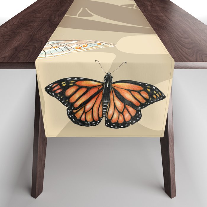 Beach Nude with Butterflies Matisse Inspired Table Runner
