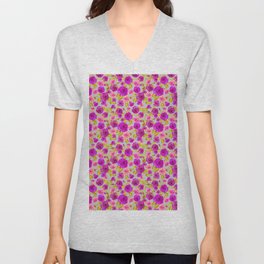 Flowers Galore 3 V Neck T Shirt