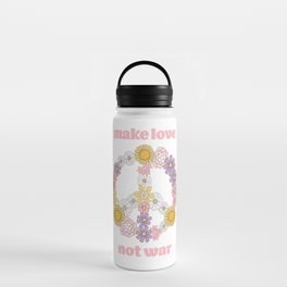Love Not War Water Bottle