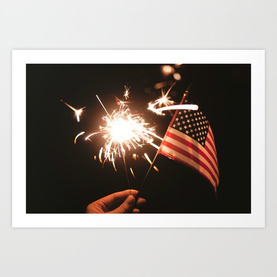 Happy America Art Print