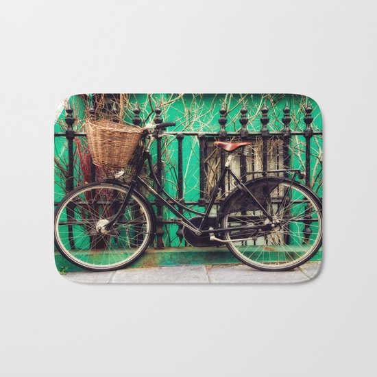Bicycle at Rest Bath Mat
