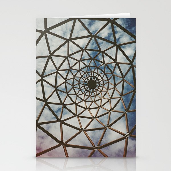 Geometric structure Stationery Cards