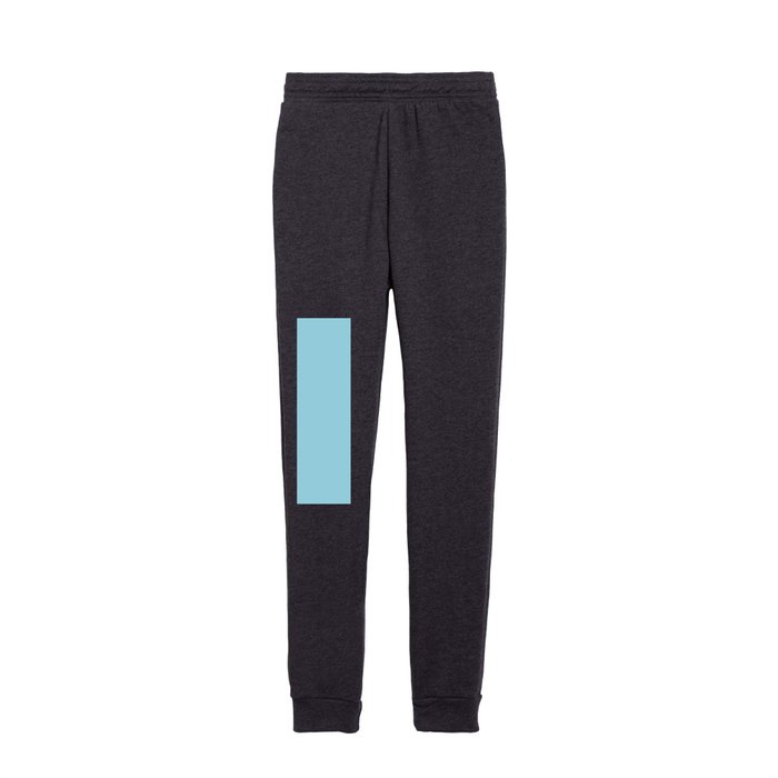 Classic Dark Pastel Robin Egg Blue Solid Color Parable to Valspar Infinity Pool 5003-9C Kids Joggers