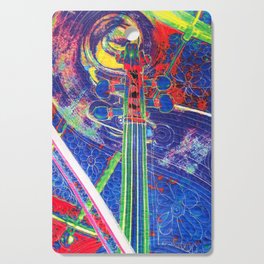 Violin Abstract Cutting Board