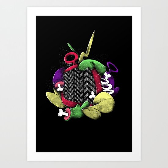 TVTubbies Art Print