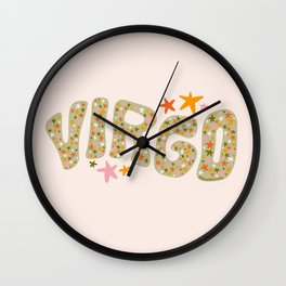 Starry Virgo Wall Clock