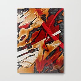 River rampage abstract Metal Print