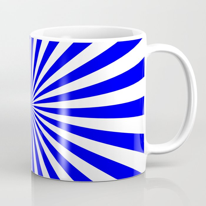 Starburst (Blue/White) Coffee Mug