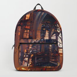 A Dark Gothic Cathedral Backpack