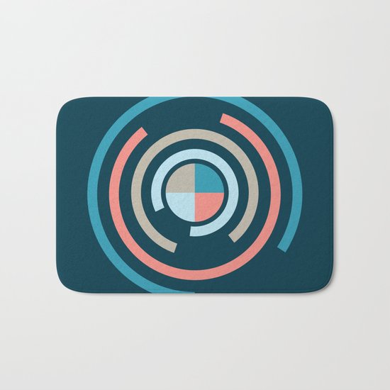 Colorful Circles V Bath Mat